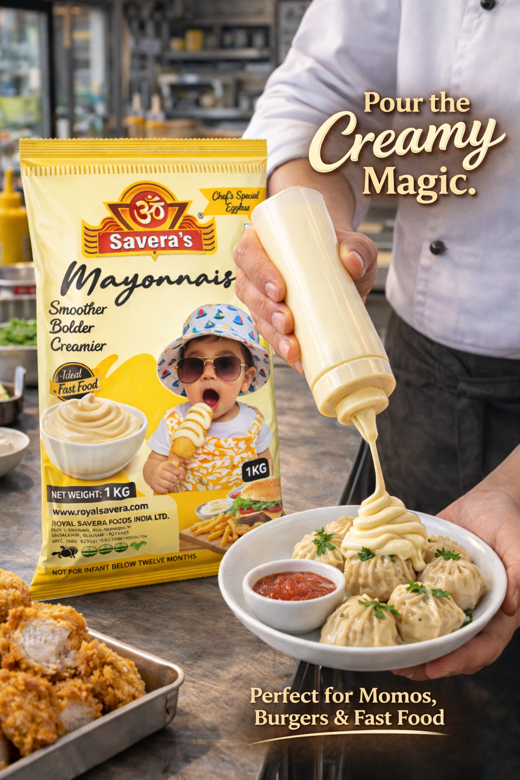 Mayonnaise (Eggless) 1kg view 3